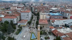 Çorum’da Gazi Caddesi’nde altyapı çalışmaları tamamlandı