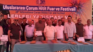 Çorum’da leblebi yarışması renkli geçti