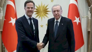 Cumhurbaşkanı Erdoğan, NATO Genel Sekreteri Rutte ile Külliye’de görüştü