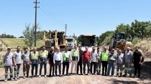 Denizli Kale’de üreticiye destek ve yol incelemesi