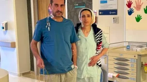 Erzurum'da 19 yıllık eşine karaciğerini verdi