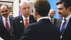 Fransa Cumhurbaşkanı Macron'dan mevkidaş paylaşımı