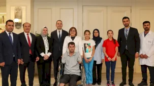 Gaziantep'te Başkan Şahin engelli Doğruyol'la bir araya geldi