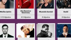 Harbiye Açık Hava'da ağustosta müzik ziyafeti