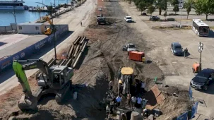 İlkadım atık su kolektör hattı hizmete alındı