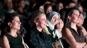 İzmir Çiğli'de açık havada sinema keyfi