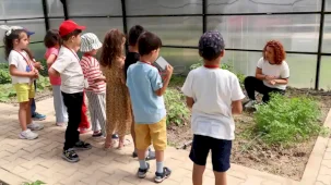 Konya Karatay'da doğayla iç içe yaz okulu