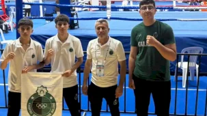 Konya Karatay'da Kick Boks’ta çifte madalya