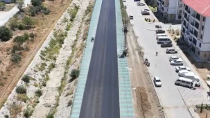 Köprübaşı tarihinde ilk kez sıcak asfaltla buluşuyor
