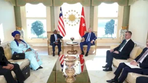 Liberya Cumhurbaşkanı Boakai Vahdettin Köşkü'nde