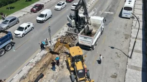Manisa Cider Yolu’nda su baskınlarına kalıcı çözüm
