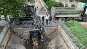 Manisa kent merkezinde dere ve kanal temizliği