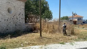 Manisa'da Karacaahmet Türbesi’nde Büyükşehir'den hummalı temizlik