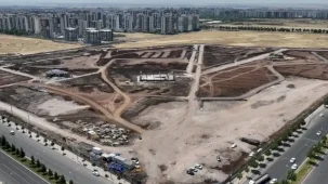 Mezopotamya Kent Parkı’nda çalışmalar eş zamanlı sürüyor