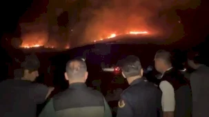 Milas alevlere teslim! 350 otel boşaltıldı