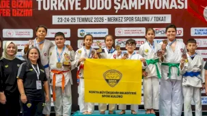 Minik judoculardan 8 madalya