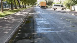 Muğla Milas’ta Ahmet Yesevi Caddesi yenileniyor