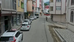 Ordu Kumru Karacalı’da kaldırımlar yenileniyor