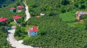 Ordu’da kırsal mahallelere beton yol konforu