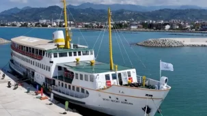 Ordu'da Şehit Necati Gürkaya Gemisi ilk seferini yaptı
