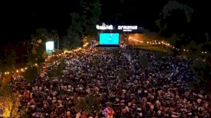Orman içinde sinema keyfi