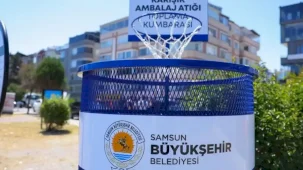 Samsun’da Adnan Menderes Bulvarı’nda sıfır atık dönüşümü
