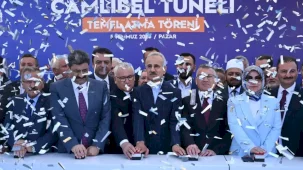Sivas ile Tokat arasında kesintisiz ulaşım hedefi... Çamlıbel Tüneli’nin temeli atıldı