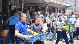 Sokak işgaline şok denetim! Zabıta affetmedi