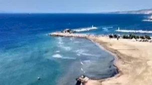 Tekirdağ Saray’da denize girişler yasaklandı