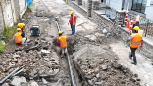 Trabzon Ortahisar’da Kireçhane ve Beştaş’a yeni içme suyu hattı