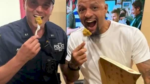 Türk Dedektif Felipe Melo'ya baklava ikramı... Ünlü futbolcu o lezzete hayran kaldı