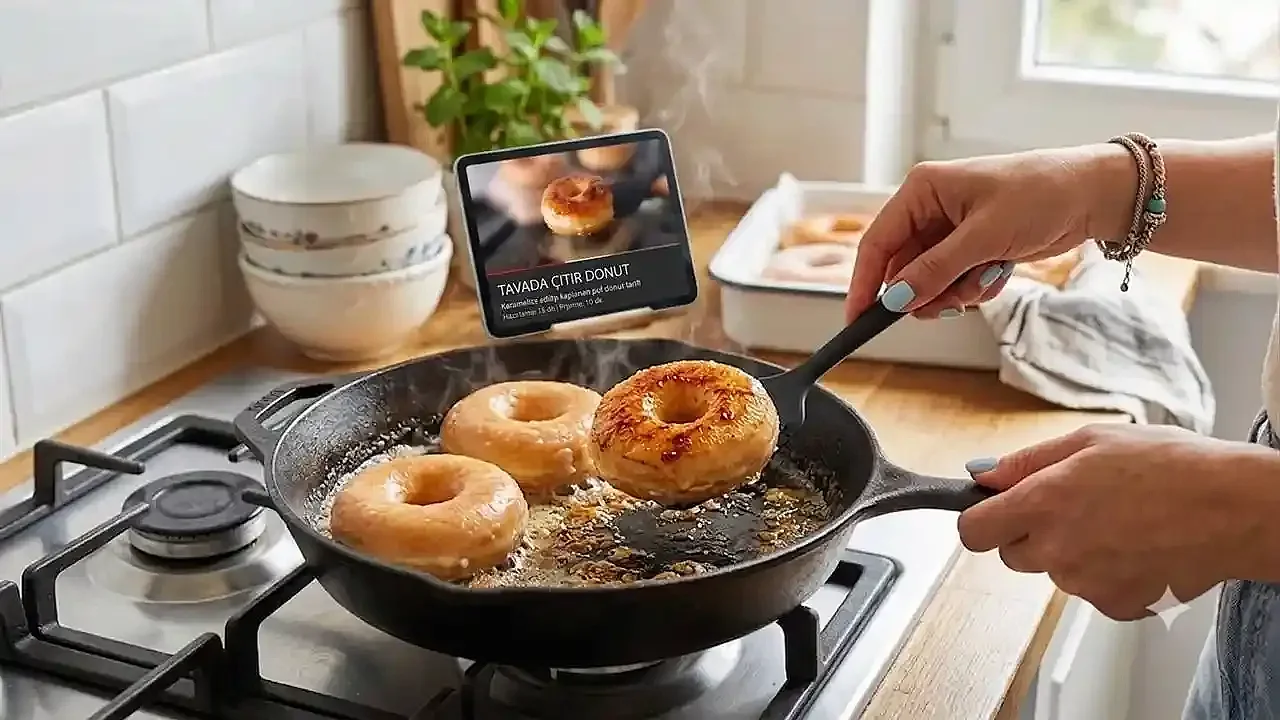 Tavada Donut Çılgınlığı: Sosyal Medyanın Yeni 'Crème Brûlée' Hilesi Mutfakları Sardı!