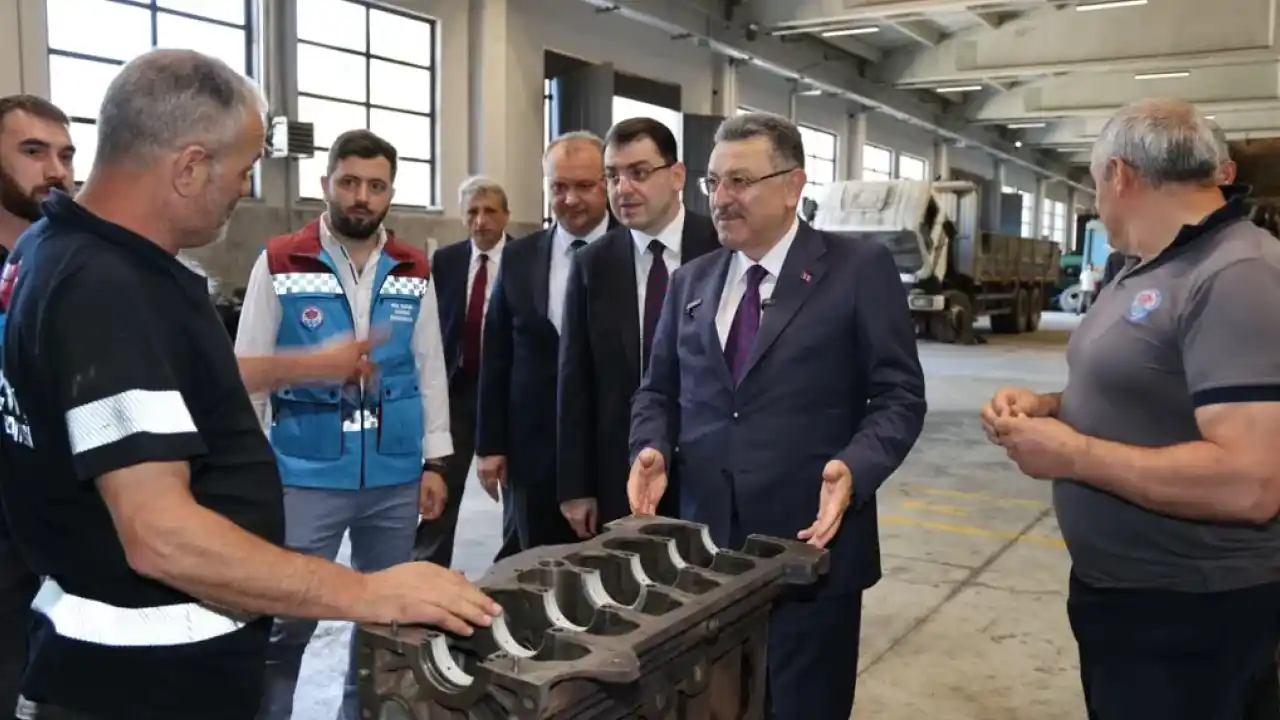 Trabzon’da Başkan Genç personelle Bulak Yerleşkesi'nde buluştu