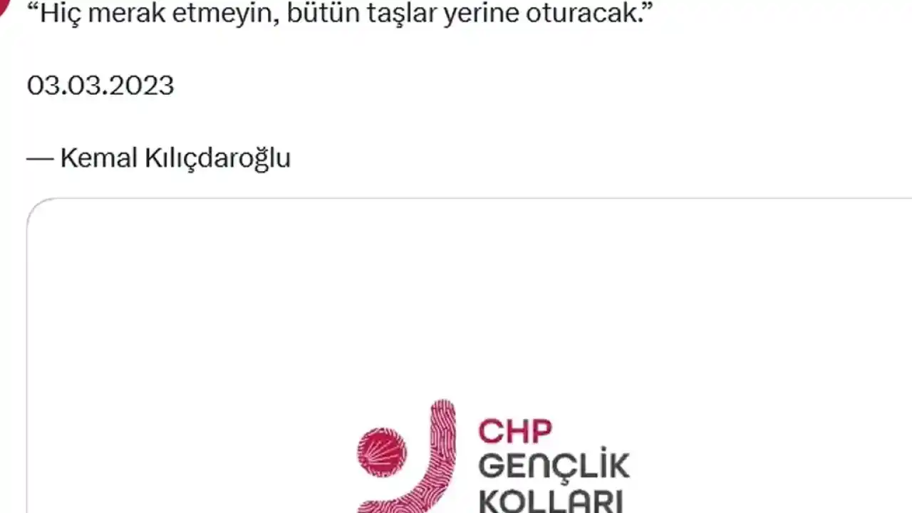 CHP Gençlik Kolları, YENİ Parti'nin ele geçirdiği X hesabını geri aldı!