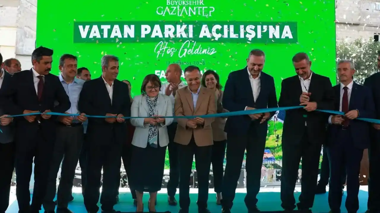 Gaziantep'in çehresini değiştirecek yeni park açıldı