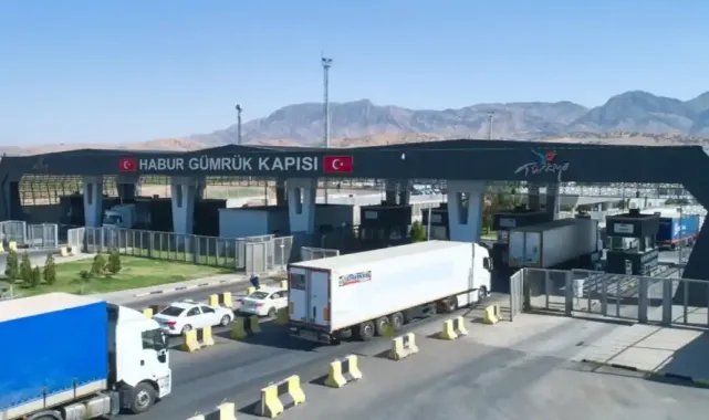 Habur'da 2026'nın TIR çıkış rekoru kırıldı