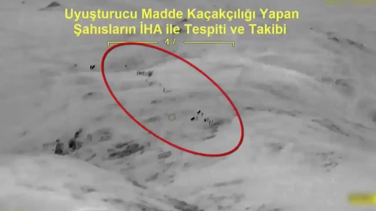 Hakkari'de JİHA destekli operasyonda 253 kilo esrar ele geçirildi