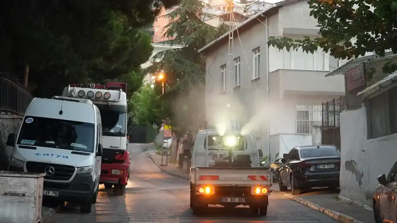 İstanbul Maltepe’de ilaçlama çalışmaları sürüyor