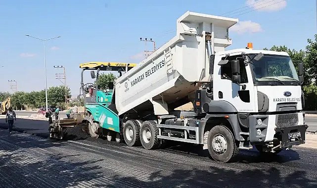 Karatay'da asfalt seferberliği bu yılda devam ediyor!