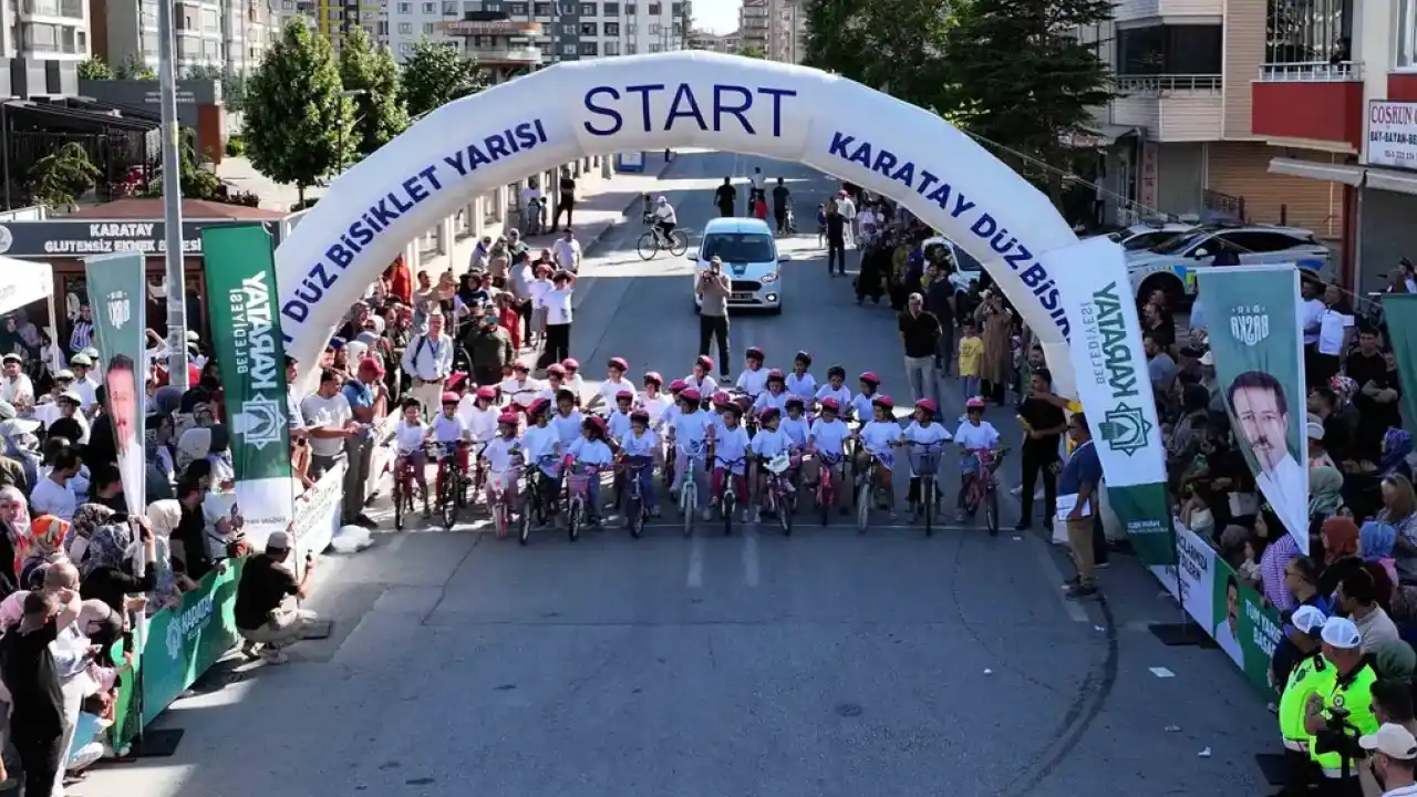 Konya Karatay'da 'Düz Bisiklet' heyecanı