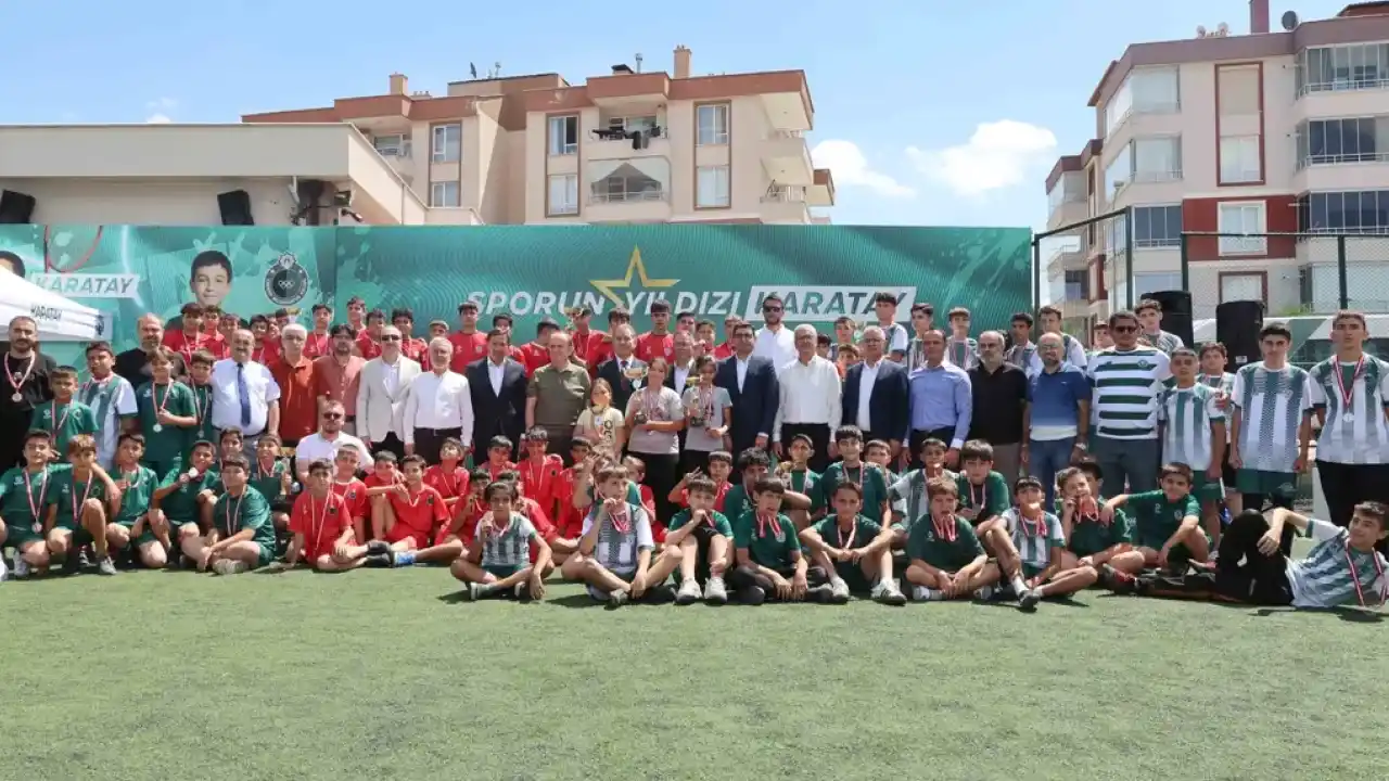 Karatay'da futbol ve dart turnuvalarında şampiyonlar belli oldu