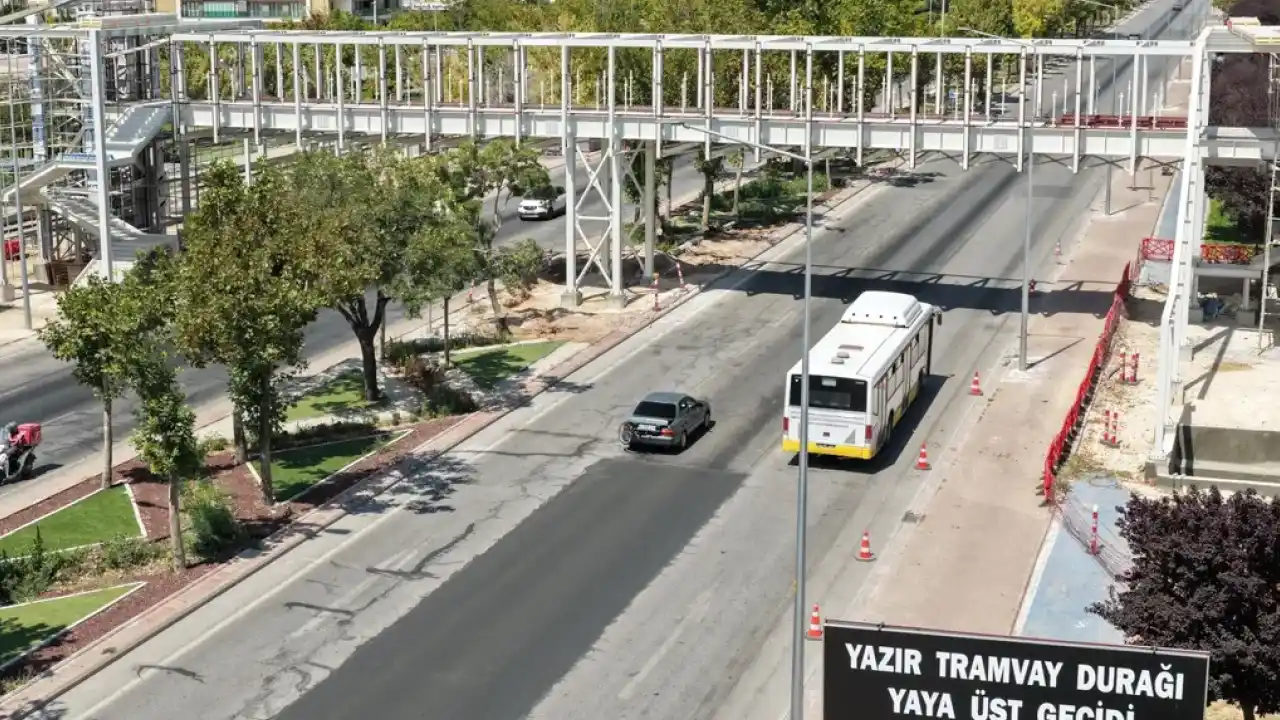 Konya'da o yaya üst geçidinin yapımı son aşamaya geldi