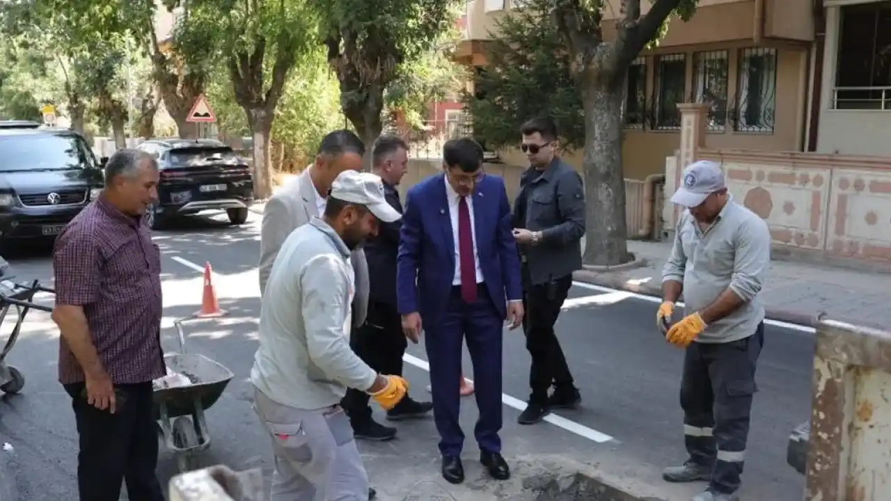 Kütahya'da Başkan Kahveci'den çalışmalara yakın mercek