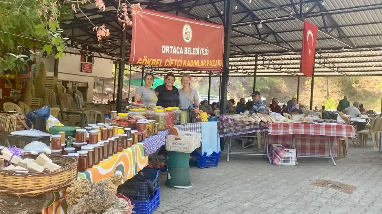 Muğla Ortaca’da Üretici Kadın Pazarı ilk kez kuruldu