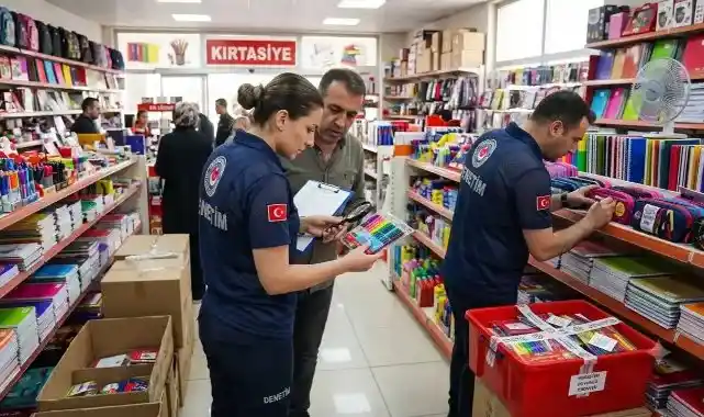 Kırtasiye ürünlerine sıkı denetim!