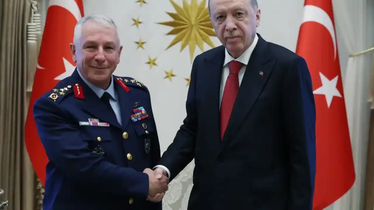 Orgeneral Kadıoğlu'ndan Cumhurbaşkanı Erdoğan'a veda ziyareti