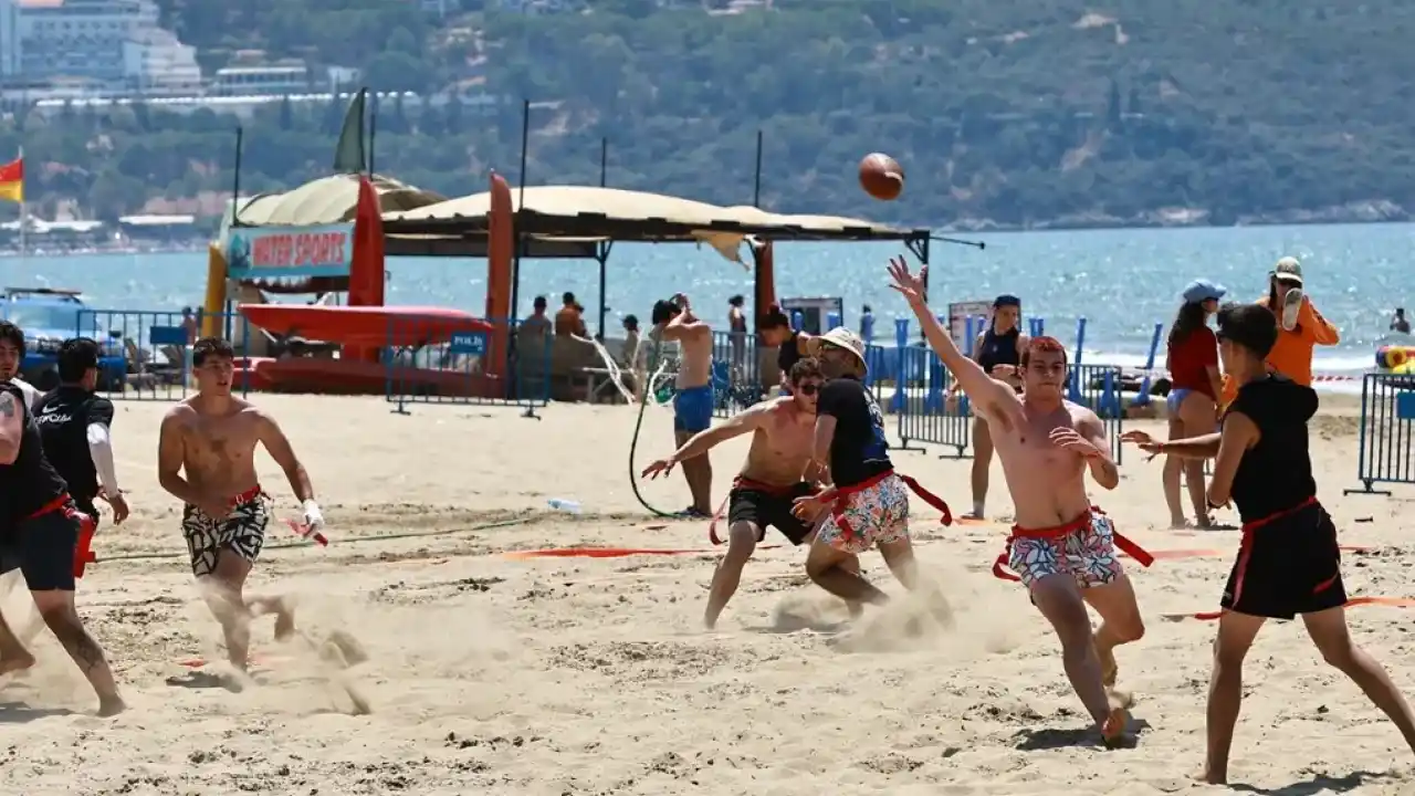 Pamucak Sahili’nde spor şöleni
