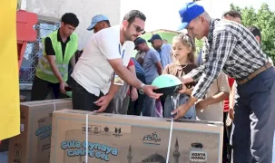 13 bin çocuğa 'güle oynaya' bisiklet