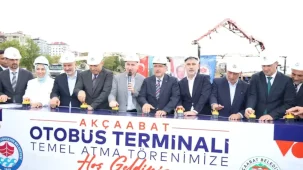 Akçaabat Otogarı'nın temeli atıldı