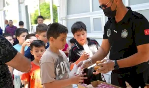 Ankara Keçiören'de Yaz Kur'an kurslarına ikram desteği